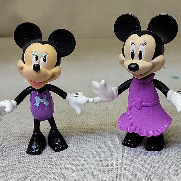 Disney Minnie Mouse Dress up dolls, instruments, finger puppet, ribbon - Picture 8 of 9